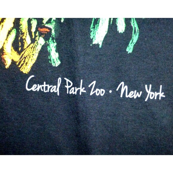 The Duck Company Rasta Lion T-Shirt XL Central Park Zoo New York 100% Cotton - Picture 4 of 6